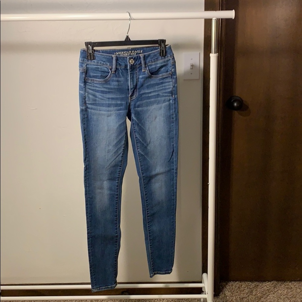 American Eagle super stretch jeggings, size: 4